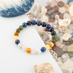 Başarı Doğal Taş Bileklik Sodalit Lapis Akik Dumanlı Kuvars K. Gözü Pembe kuvars Kalsit Yeşim 8mm