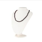 SERTİFİKALI Kehribar  Orjinal ( Taşlar) Doğaltaş Kolye 6 mm, M427