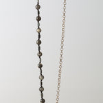 Bıçak Jasper ve Hematit Gümüş Tasarım Kolye