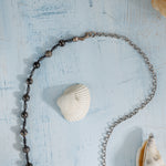 Bıçak Jasper ve Hematit Gümüş Tasarım Kolye