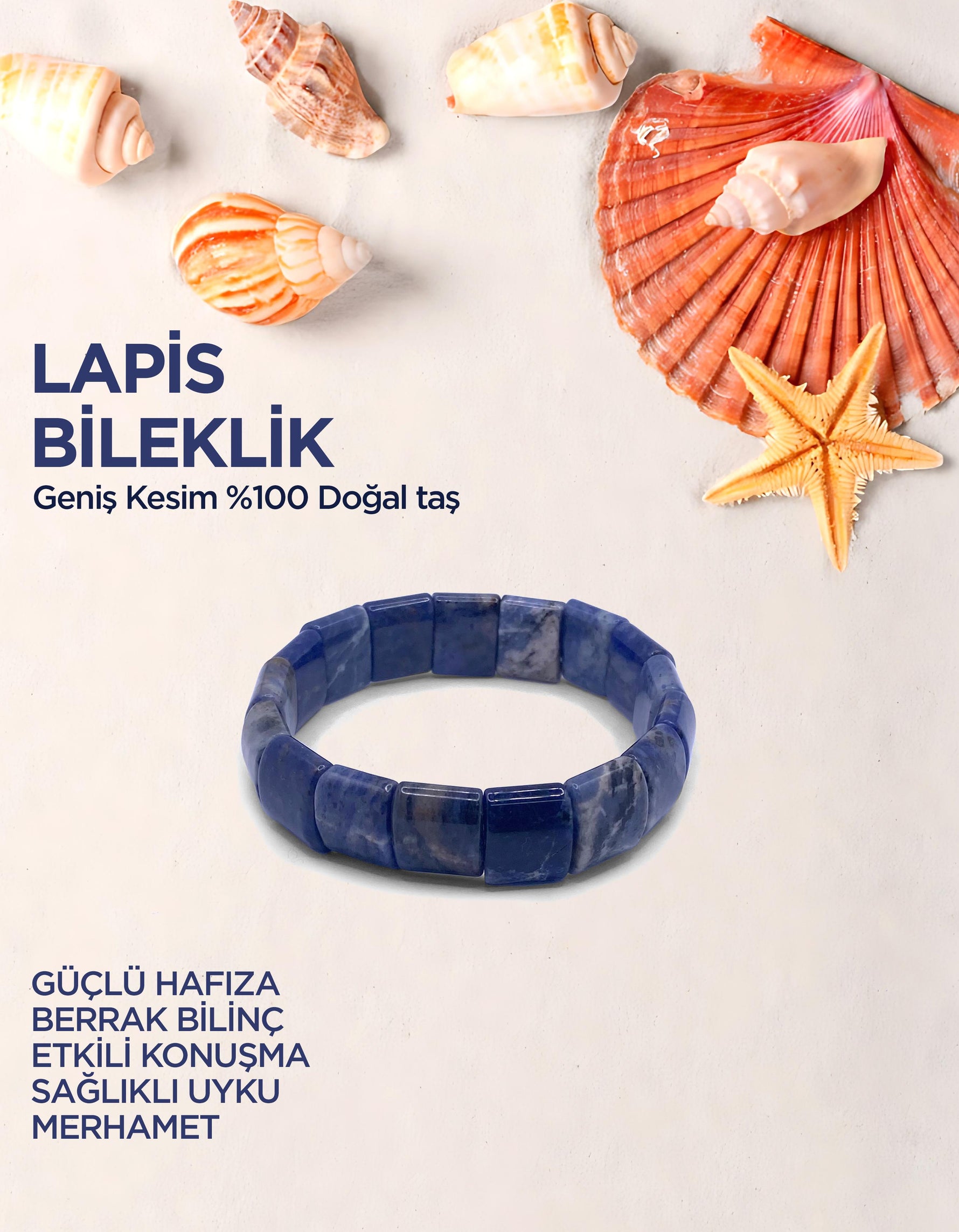 Sertifikalı Lapis Geniş Kesim Bileklik
