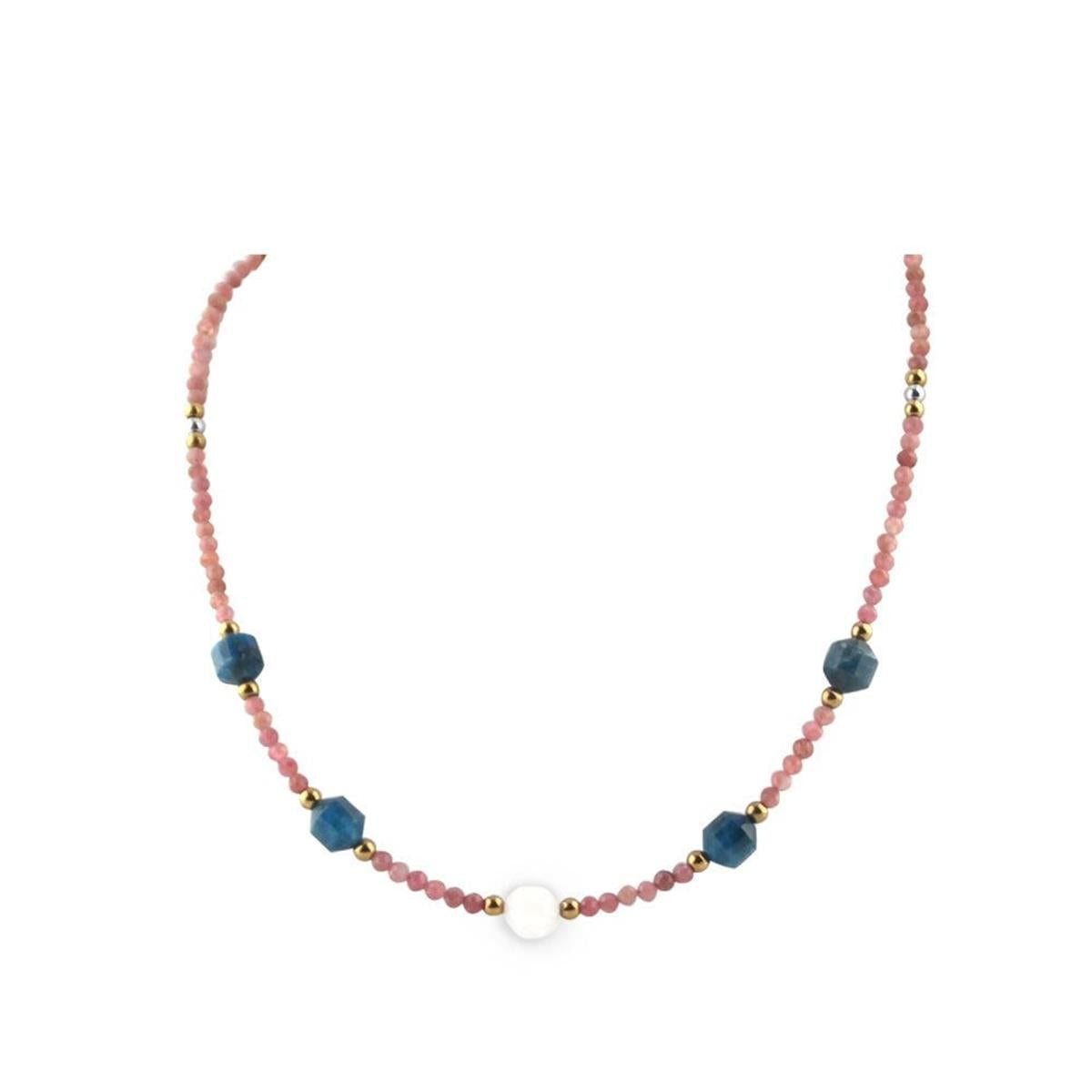 SERTİFİKALI Akumarin, Ametist, Dumanlı Kuvars, Hematit  Orjinal ( Taşlar) Doğaltaş Kolye 55cm - 4mm