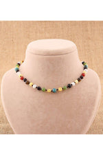 SERTİKALI  Orjinal ( Taşlar) Doğaltaş Bebek Kolye - Kehribar,yeşim,kaplan Gözü,akik,havlit,krizokol