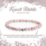 SERTİFİKALI Kunzit 6mm Doğal Taş Bileklik
