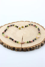 Rodokrozit Dumanlı Kuvars Güneş Taşı Kehribar Obsidyen Yeşim Hematit Kaplan Gözü Panik Atak Kolyesi