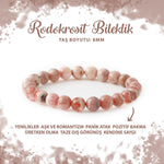 SERTİFİKALI Rodokrosit 8mm Doğal Taş Bileklik