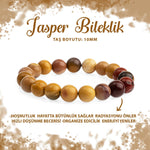 SERTİFİKALI Jasper 10mm Doğal Taş Bileklik