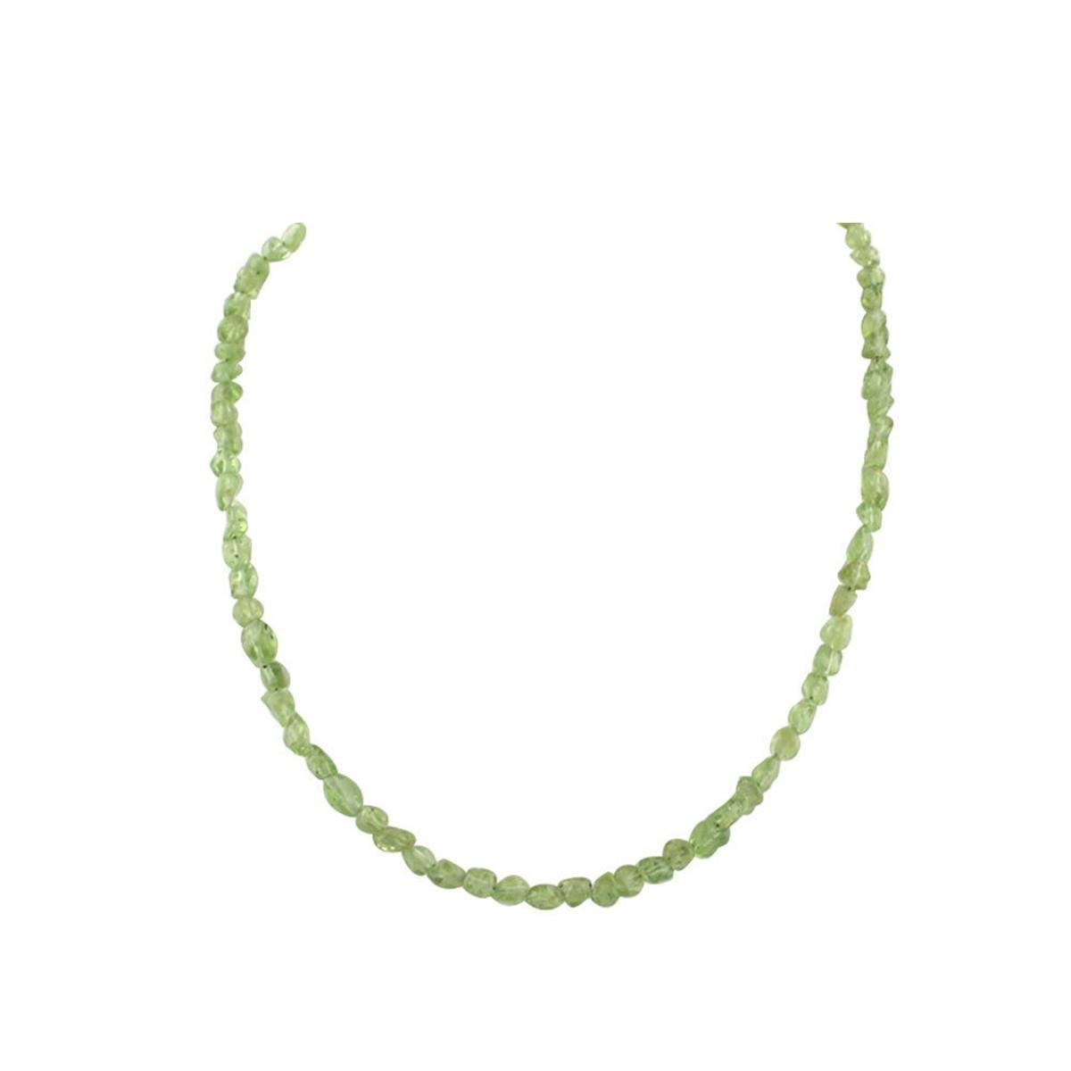 SERTİFİKALI Natural Kesim Zebercet  Orjinal ( Taşlar) Doğaltaş Kolye 4mm