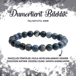 SERTİFİKALI Dumortierit 8mm Doğal Taş Bileklik