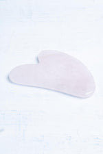 DENİZ Sertifikalı Pembe Kuvars Gua Sha