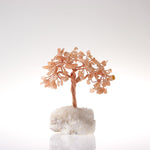SERTİFİKALI Güneş Taşı, Kristal Kuvars  Orjinal ( Taşlar) Doğaltaş Ağaç 11x6 cm, D026
