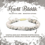 SERTİFİKALI Havlit 6mm Merdiven Kapama Doğal Taş Bileklik