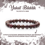SERTİFİKALI Yakut 8mm Doğal Taş Bileklik