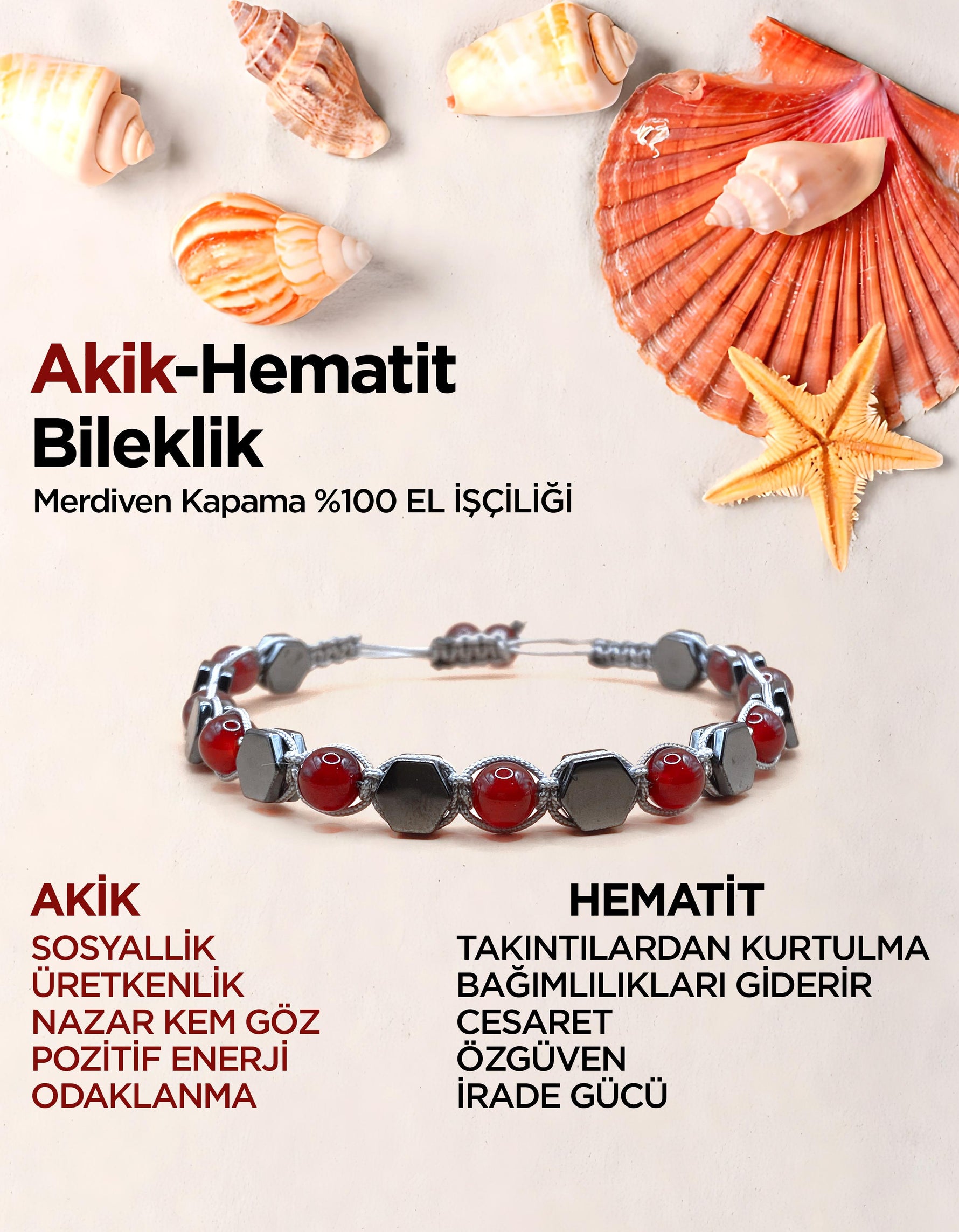 Artonyon Model Hematit Bileklik Koleksiyonu