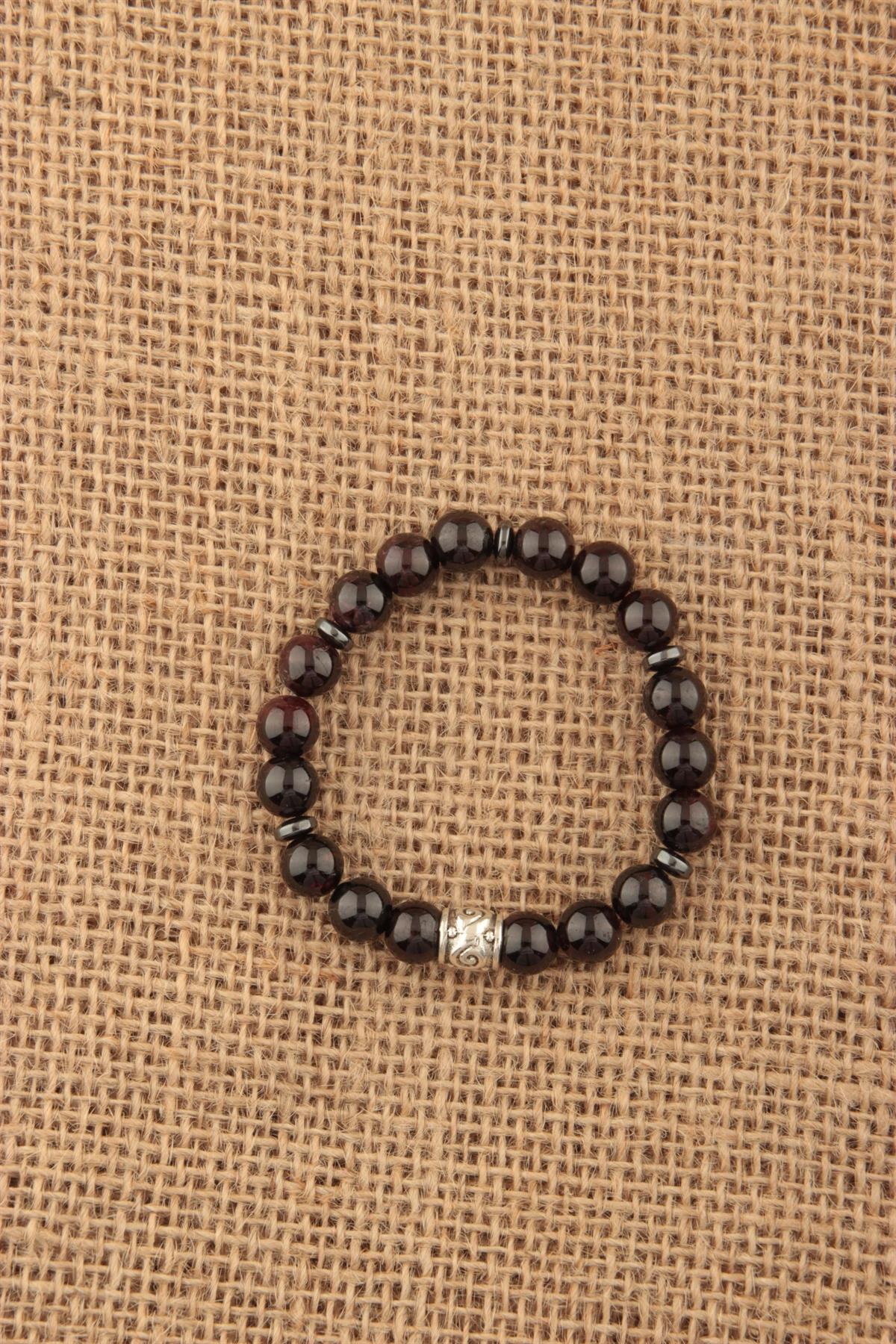 SERTİFİKALI LAL (GRANAT)  Orjinal ( Taşlar) Doğaltaş BİLEKLİK
