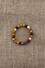 SERTİFİKALI JASPER  Orjinal ( Taşlar) Doğaltaş BİLEKLİK 8 MM