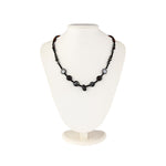 SERTİFİKALI Obsidyen, Hematit, Havlit, Prit, Dumanlı Kuvars, Kaplan Gözü Doğaltaş Kolye M447