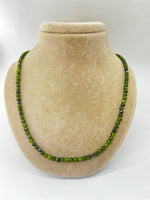 SERTİFİKALI Yeşim Hematit  Orjinal ( Taşlar) Doğaltaş Kolye Bileklik 4 mm, M424