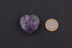 SERTİFİKALI Ametist  Orjinal ( Taşlar) Doğaltaş 4 cm D013