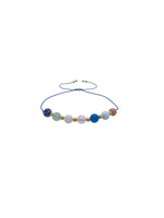 SERTİFİKALI Doğal Taş Terazi Burç Bilekliği Obsidyen-Ay Taşı-Aventurin-Pembe Kuvars-Akuamarin-Mavi Apatit-Güneş