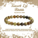 SERTİFİKALI Tsavorit Lal 8mm Doğal Taş Bileklik