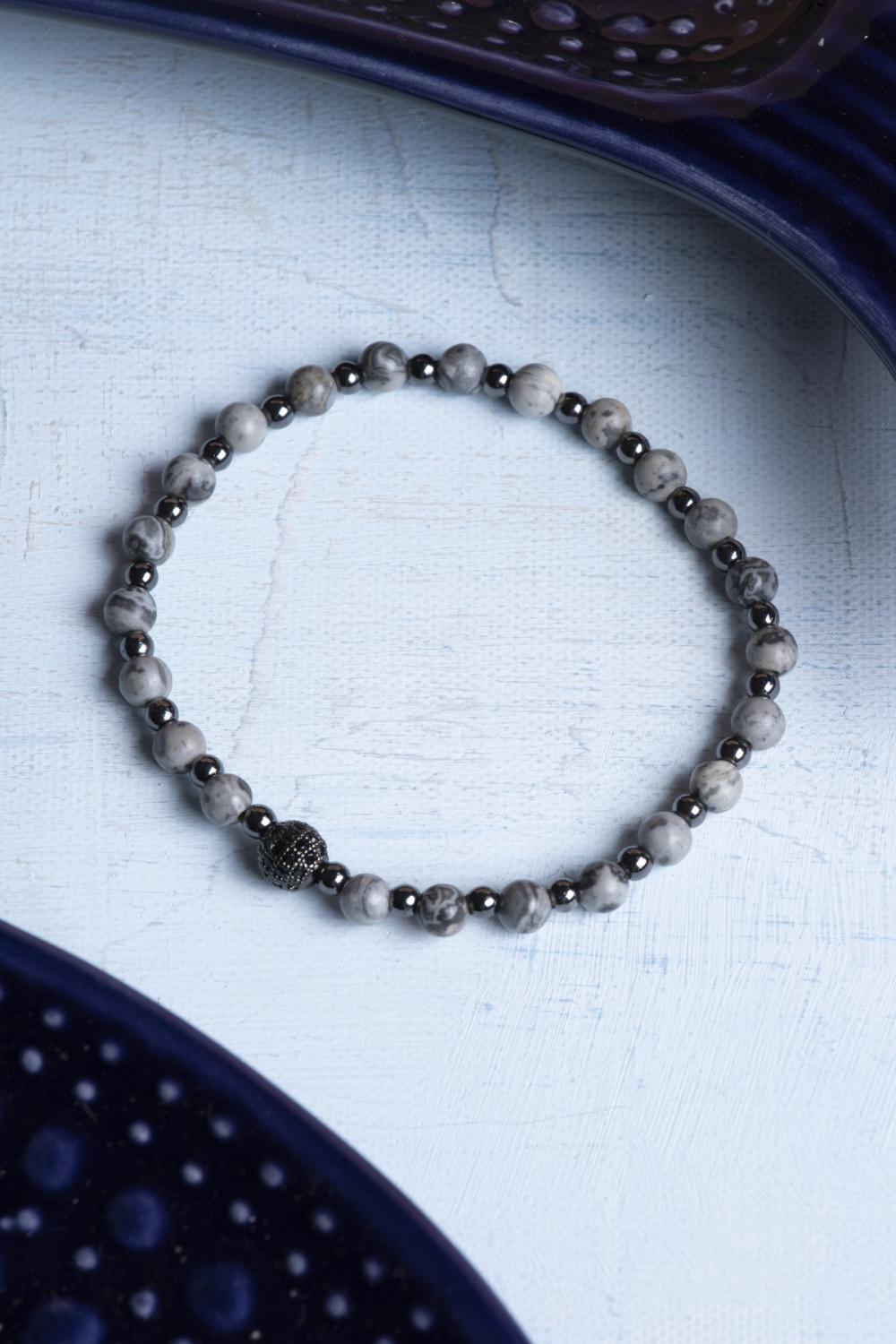 Jasper Doğal Taş Bileklik