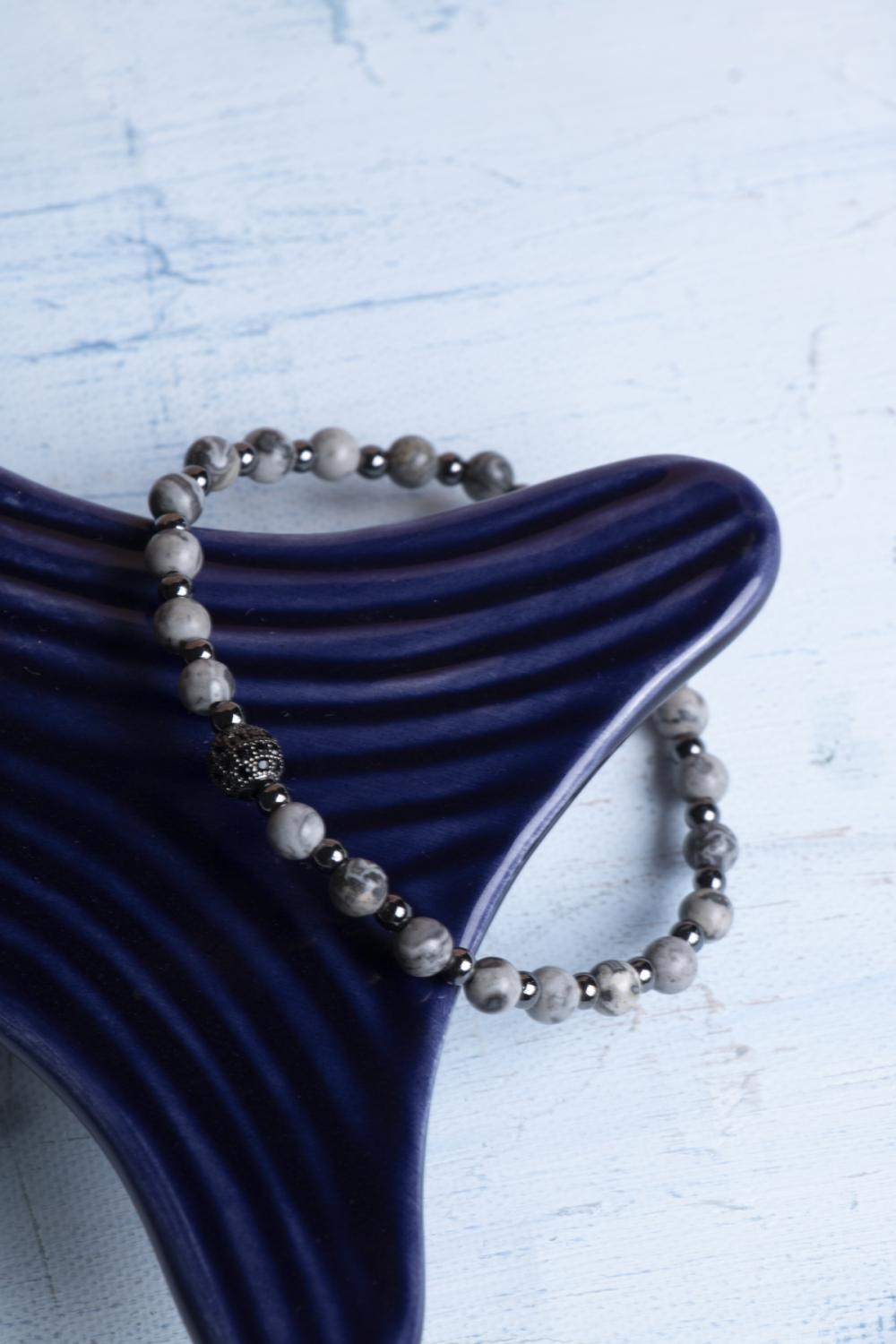 Jasper Doğal Taş Bileklik