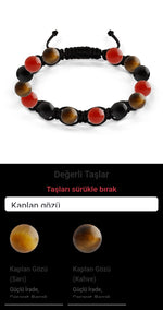 Özel Tasarım Makrome Bileklik - 14 Taş - Özel Tasarım Görseli