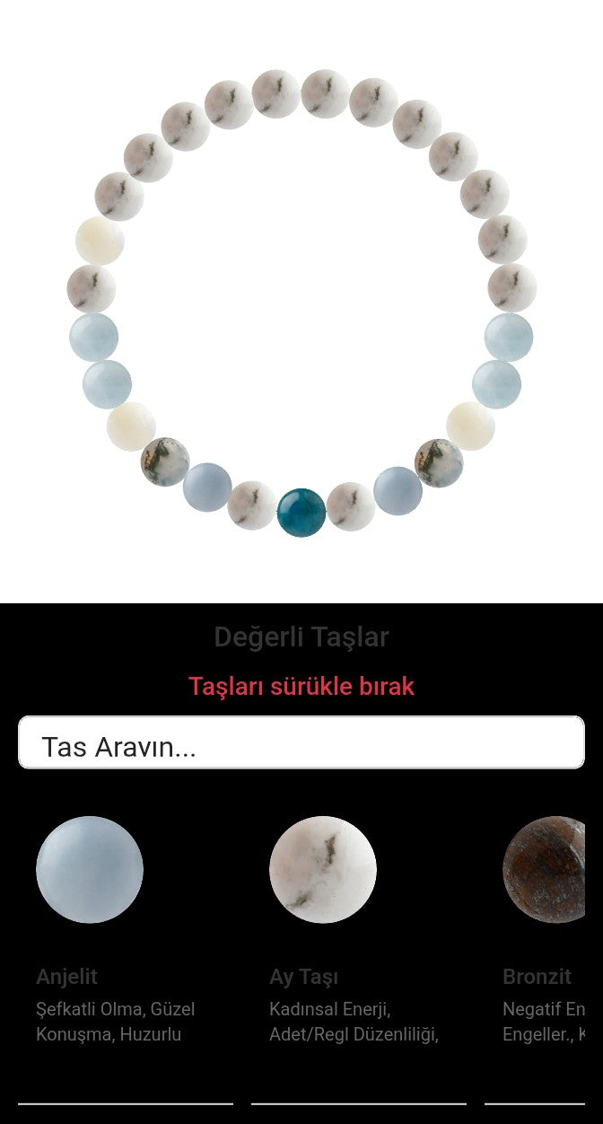 Özel Tasarım Elastik Misineli - 27 Taş - Özel Tasarım Görseli