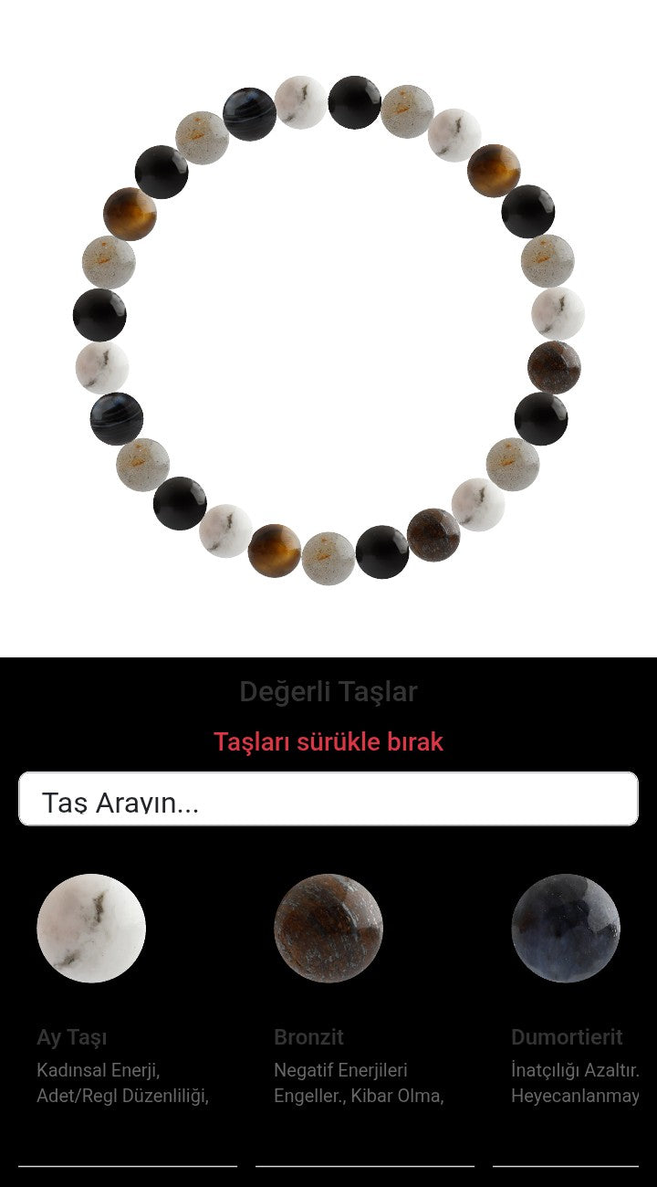 Özel Tasarım Elastik Misineli - 27 Taş - Özel Tasarım Görseli
