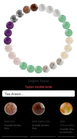 Özel Tasarım Elastik Misineli - 25 Taş - Özel Tasarım Görseli