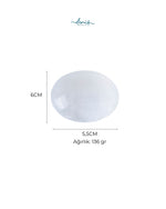 Selenit Avuç İçi Terapi Taşı / Selenit obje no:12 S.K:0098