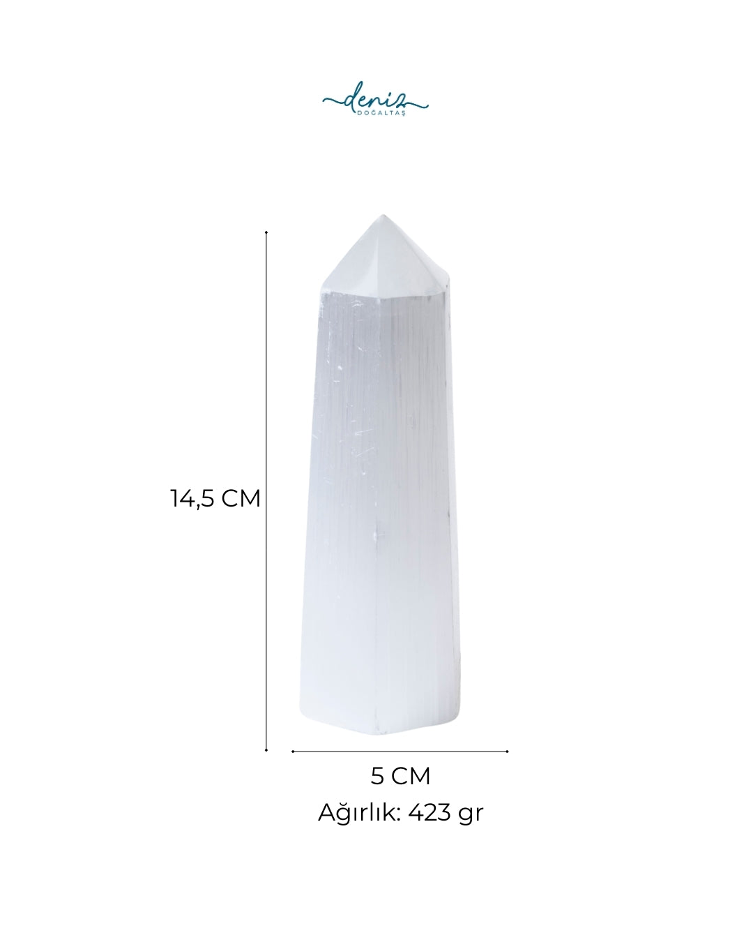 Selenit Işık Sütunu / Selenit obje no:3 S.K: 0089