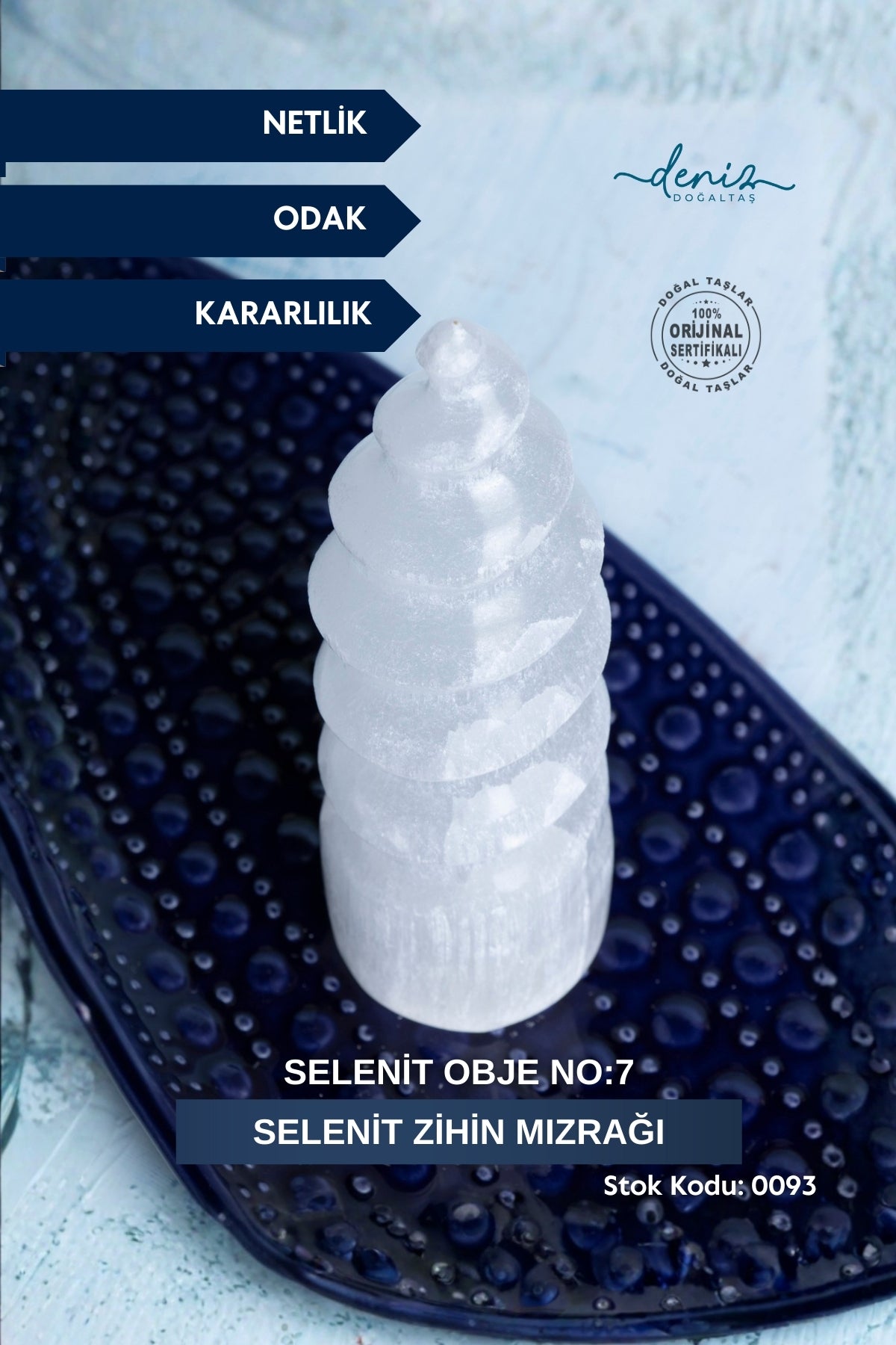 Selenit Zihin Mızrağı / Selenit obje no:7 S.K: 0093