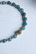 Sertifikalı Apatit Doğal Taş Bileklik