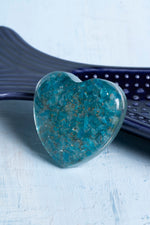 Sertifikalı Apatit Doğal Taş İlham, Denge ve Özgüven Kalbi S.K: 0049