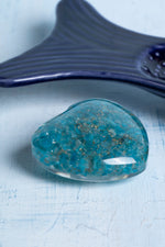 Sertifikalı Apatit Doğal Taş İlham, Denge ve Özgüven Kalbi S.K: 0049