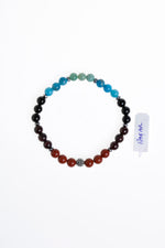 Sertifikalı Apatit Hematit Jasper Amazonit Obsidyen Lal Bileklik