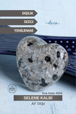Sertifikalı Ay Taşı Doğal Taş Selene Kalbi S.K: 0054
