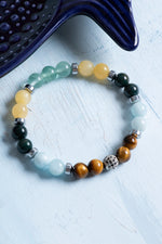 Sertifikalı Balık Burcu Bileklik – Florit ve Kalsit Spiritüel Dengesi