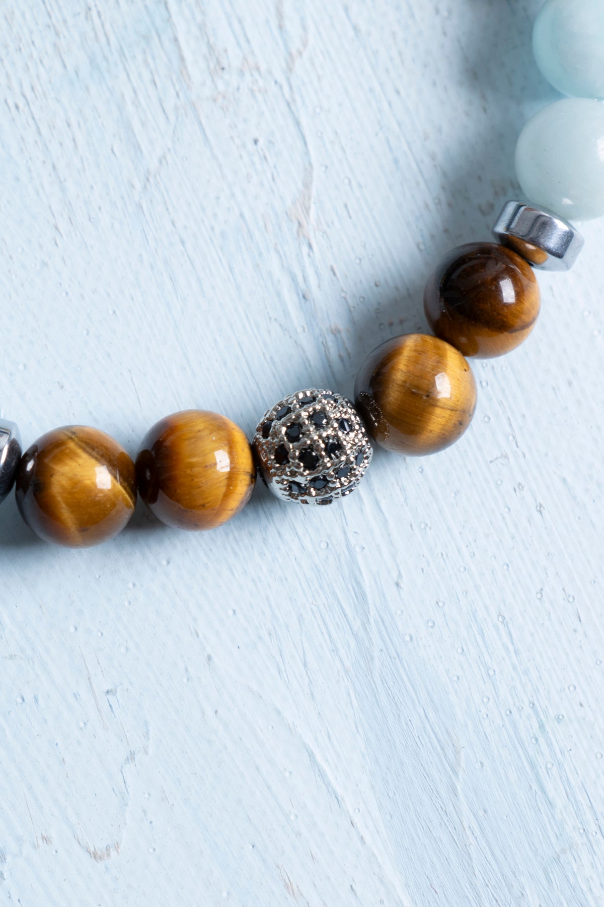 Sertifikalı Balık Burcu Bileklik – Florit ve Kalsit Spiritüel Dengesi