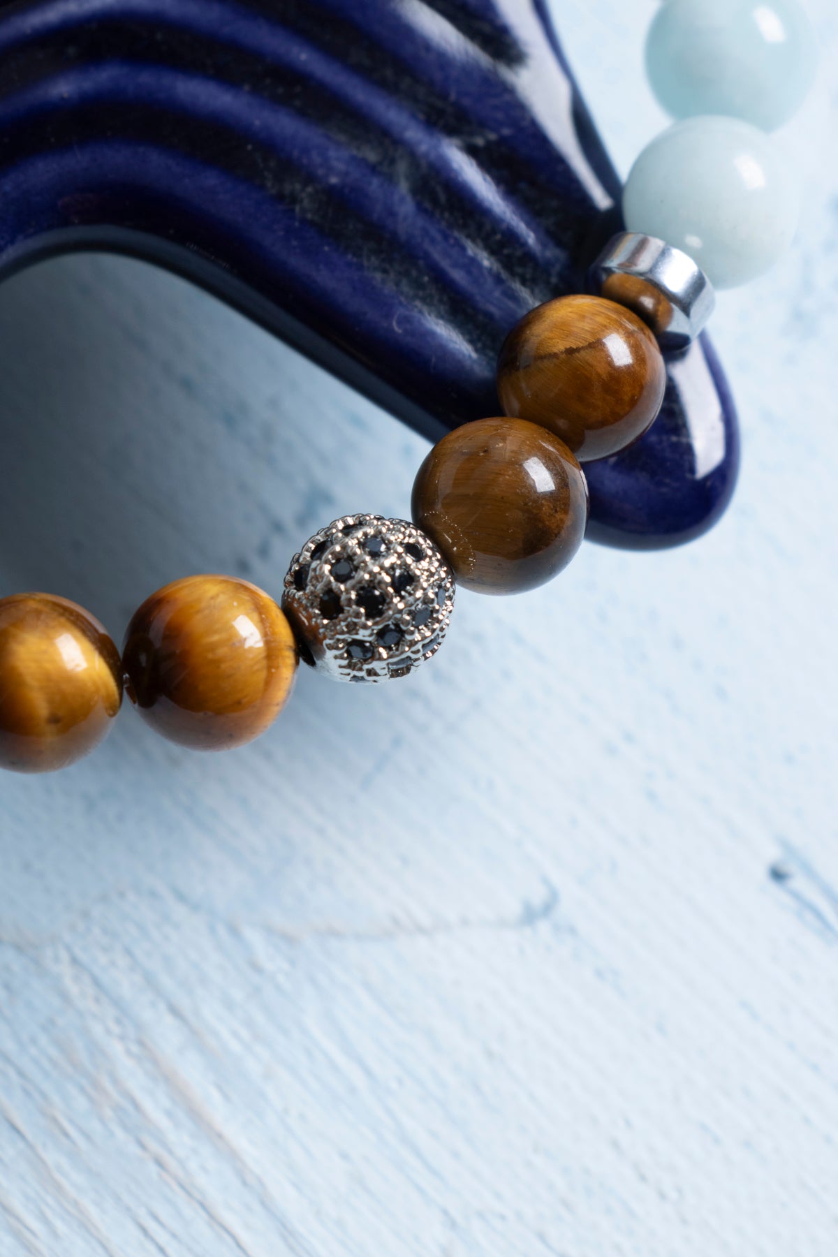 Sertifikalı Balık Burcu Bileklik – Florit ve Kalsit Spiritüel Dengesi