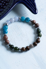 Sertifikalı Boğa Burcu Bileklik – Apatit ve Bronzit Denge Uyumu