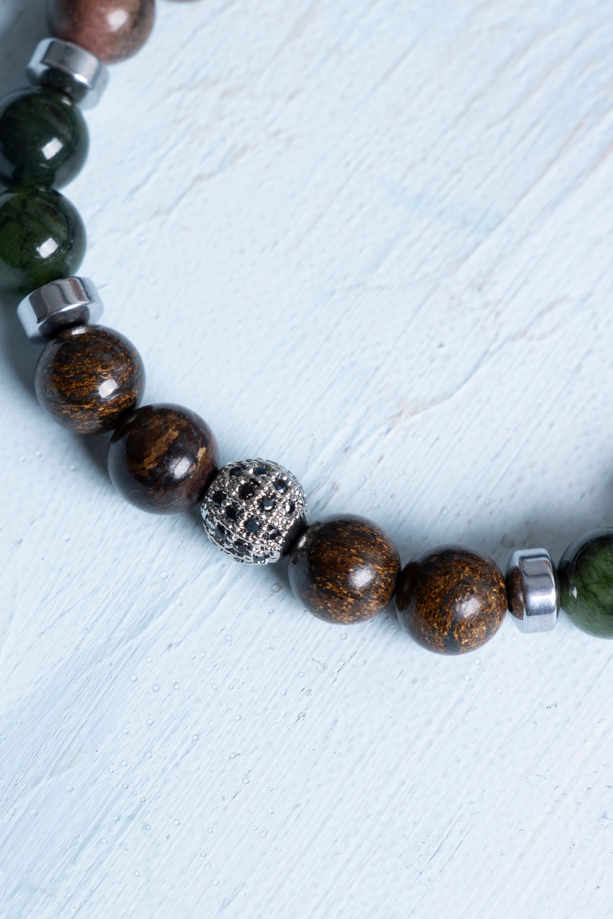 Sertifikalı Boğa Burcu Bileklik – Apatit ve Bronzit Denge Uyumu