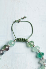 Sertifikalı Doğal Florit Taşı Makrome Ayarlanabilir Bileklik – Zihin Açıcı &amp; Enerji Dengeleyici