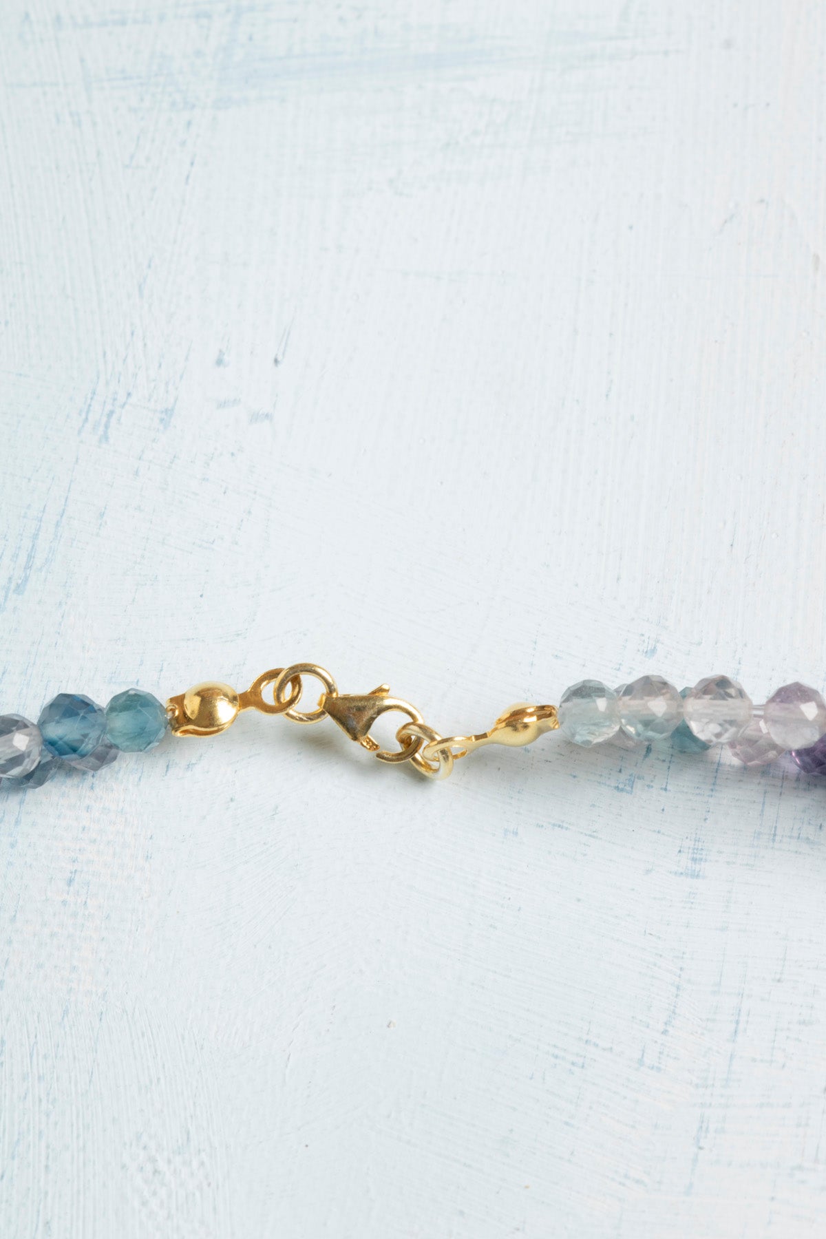 Sertifikalı Florit ve Gümüş Charm Detaylı Özel Tasarım Doğal Taş Kolye