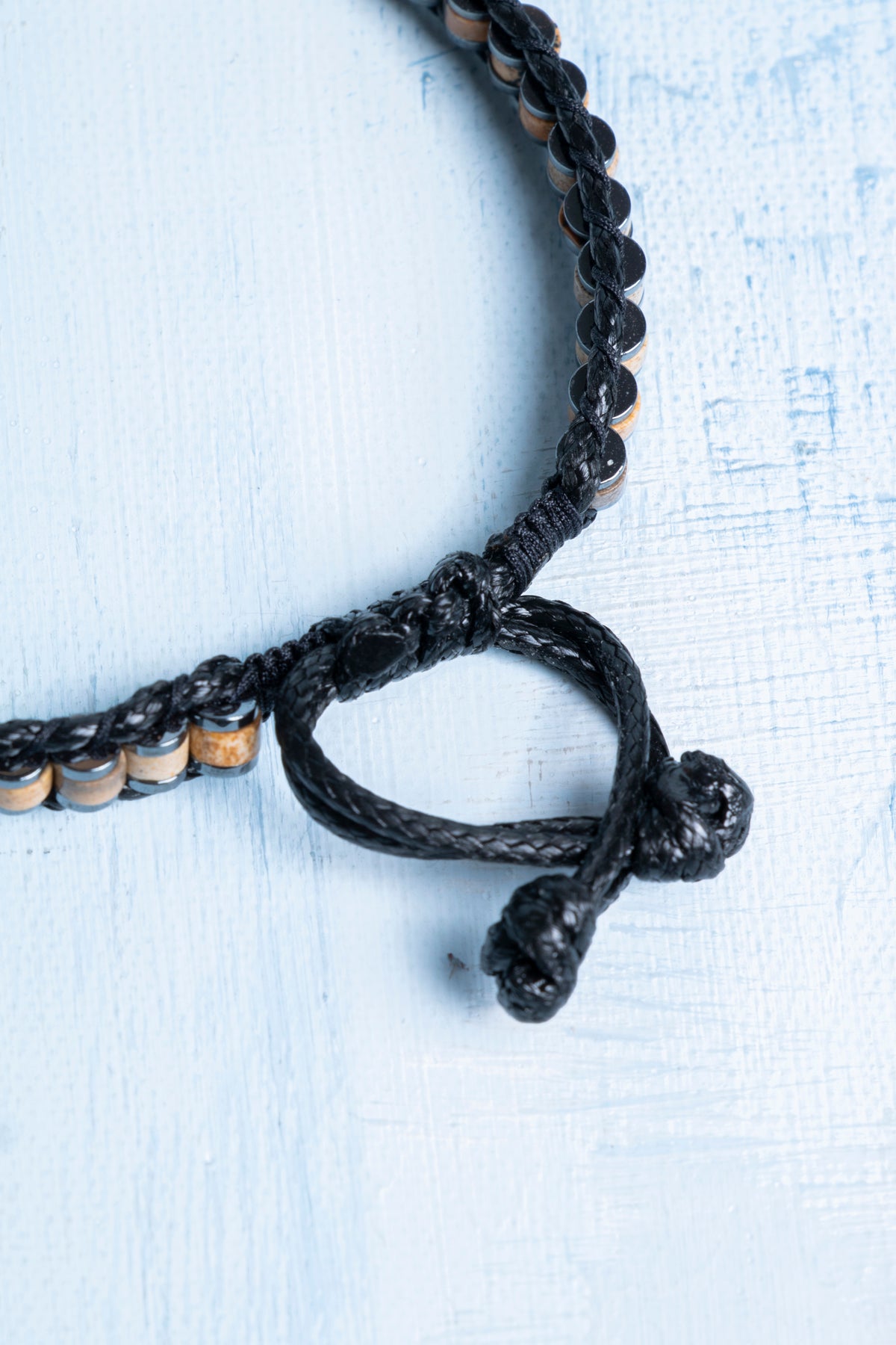 Sertifikalı Jasper - Hematit Doğal Taş Erkek Bileklik