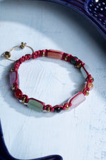 Sertifikalı Koç Burcu Doğal Taş Makrome Bileklik 1