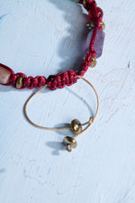 Sertifikalı Koç Burcu Doğal Taş Makrome Bileklik 1