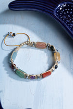 Sertifikalı Koç Burcu Doğal Taş Makrome Bileklik 4